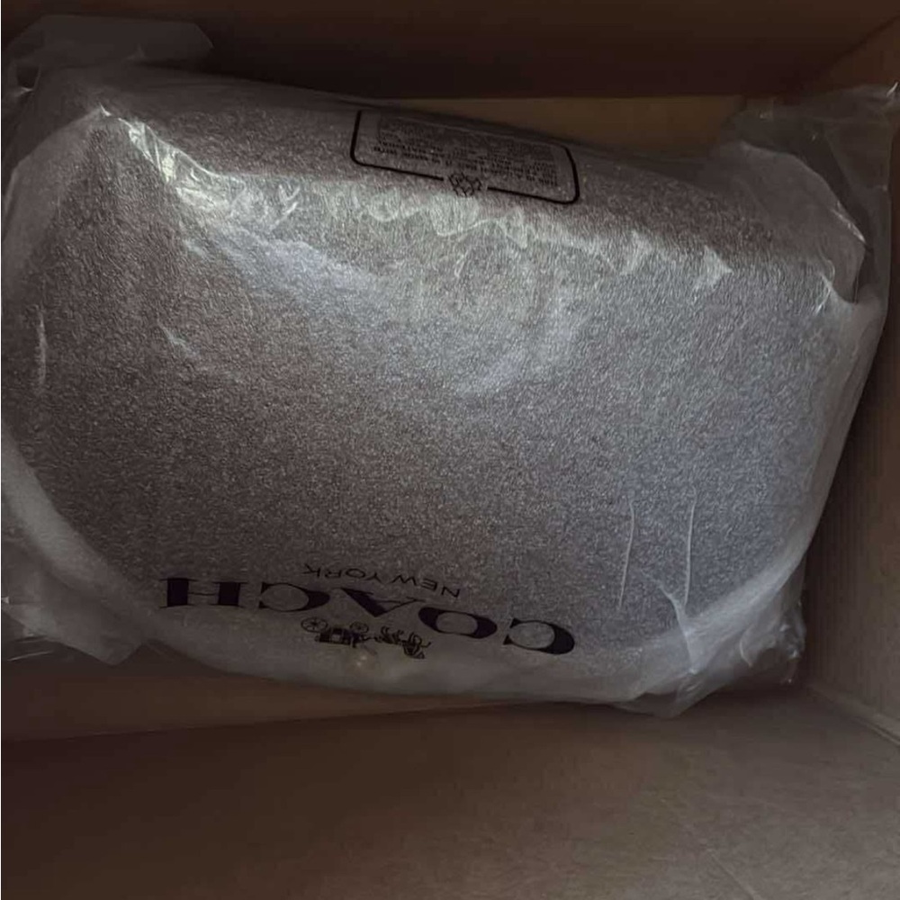 Coach Maple Brown Large Kisslock Frame Bag- BRAND NEW - Picture 6 of 6